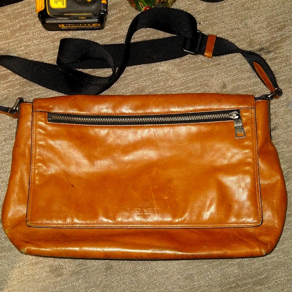 Coach computer carry bag